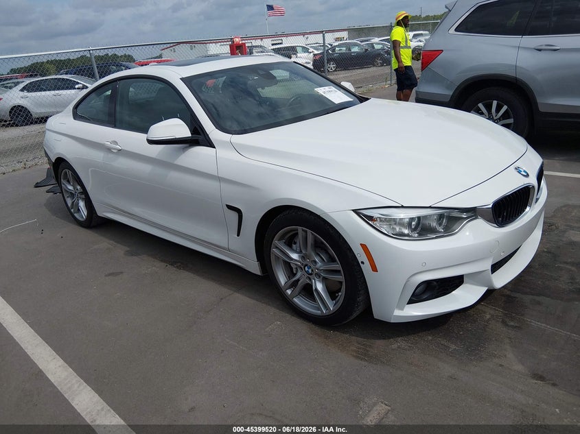 2016 BMW 4er VIN WBA3R1C51GK530179 IAAI salvage auction — REAR END, Salvage (North Carolina), sold $3,650 on 2026-07-29 (photo 1)