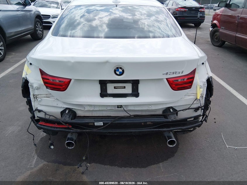 2016 BMW 4er VIN WBA3R1C51GK530179 IAAI salvage auction — REAR END, Salvage (North Carolina), sold $3,650 on 2026-07-29 (photo 6)