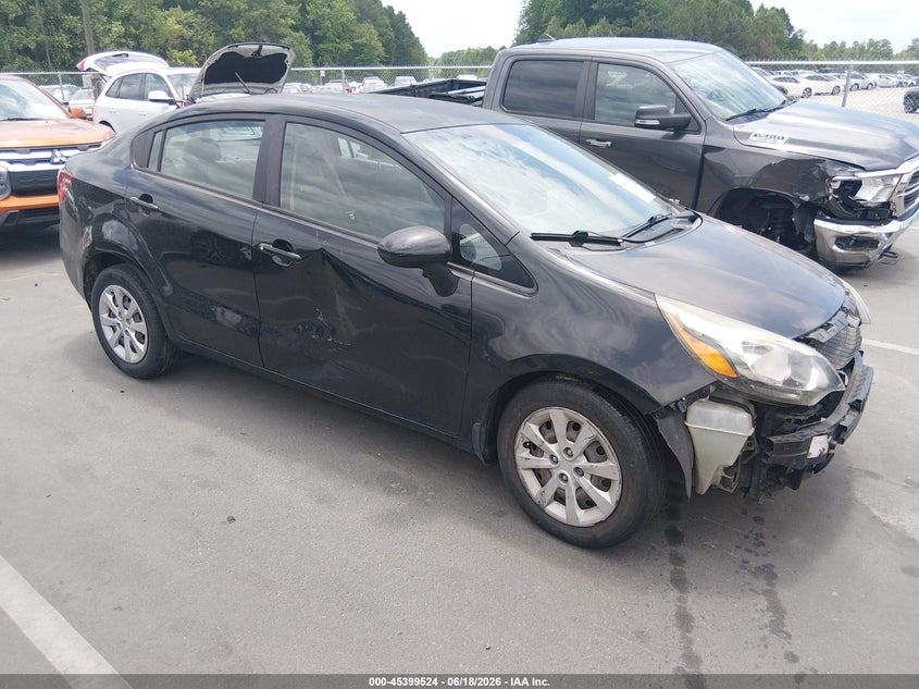 2015 Kia Rio VIN KNADM4A30F6520644 IAAI salvage auction — RIGHT SIDE, Salvage (Idaho), sold $550 on 2026-07-08 (photo 1)