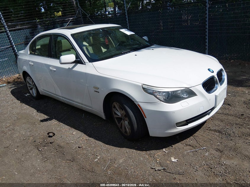 2010 BMW 5 series VIN WBANV9C55AC136737 IAAI salvage auction — NORMAL WEAR, Clear (Virginia), sold $475 on 2026-07-16 (photo 1)