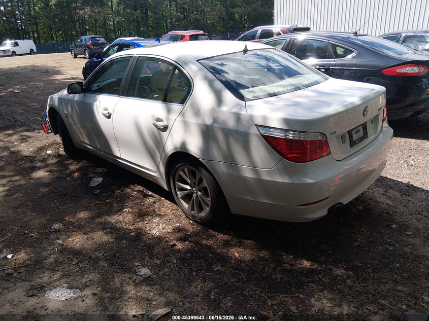 2010 BMW 5 series VIN WBANV9C55AC136737 IAAI salvage auction — NORMAL WEAR, Clear (Virginia), sold $475 on 2026-07-16 (photo 3)
