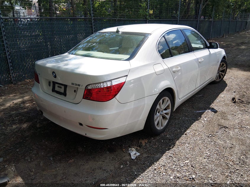 2010 BMW 5 series VIN WBANV9C55AC136737 IAAI salvage auction — NORMAL WEAR, Clear (Virginia), sold $475 on 2026-07-16 (photo 4)