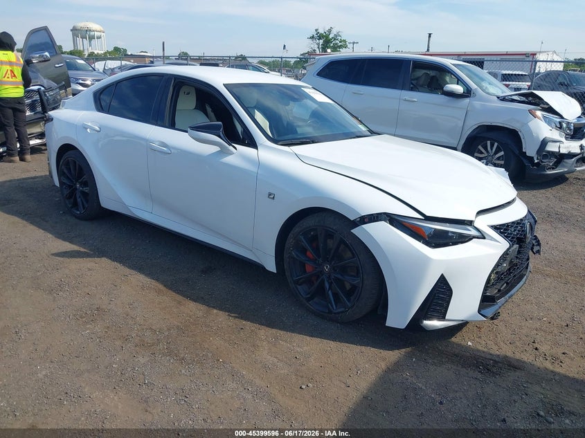 2021 Lexus Is VIN JTHGZ1E22M5019211 IAAI salvage auction — LEFT SIDE, Salvage (New Jersey), sold $11,500 on 2026-07-23 (photo 1)