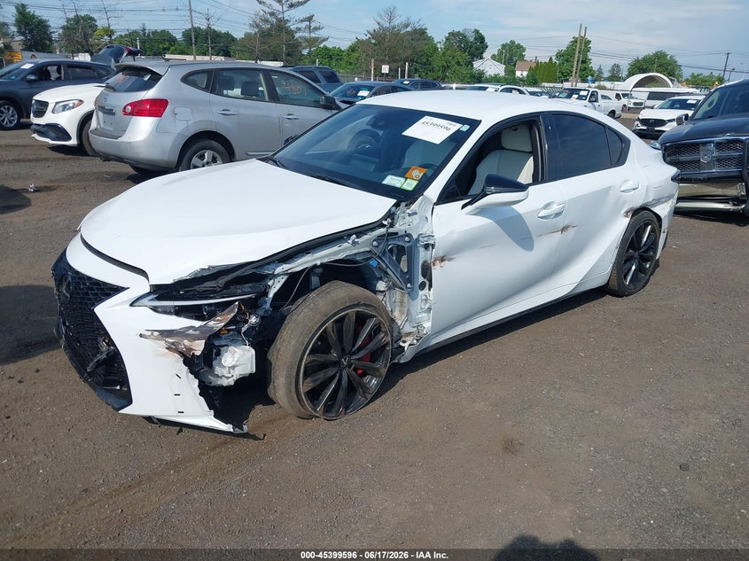 2021 Lexus Is VIN JTHGZ1E22M5019211 IAAI salvage auction — LEFT SIDE, Salvage (New Jersey), sold $11,500 on 2026-07-23 (photo 2)