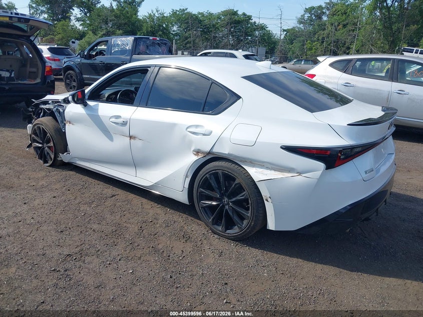 2021 Lexus Is VIN JTHGZ1E22M5019211 IAAI salvage auction — LEFT SIDE, Salvage (New Jersey), sold $11,500 on 2026-07-23 (photo 3)
