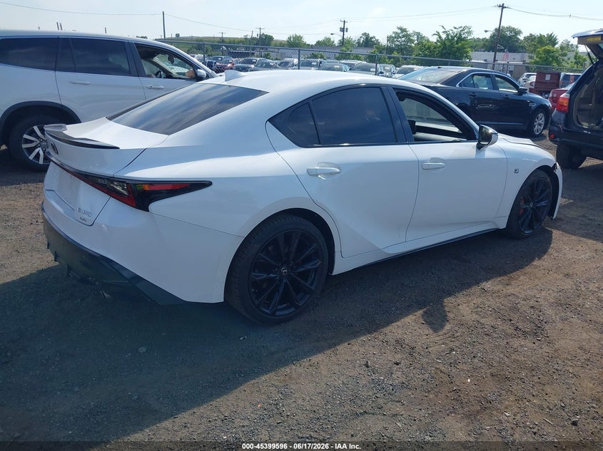 2021 Lexus Is VIN JTHGZ1E22M5019211 IAAI salvage auction — LEFT SIDE, Salvage (New Jersey), sold $11,500 on 2026-07-23 (photo 4)