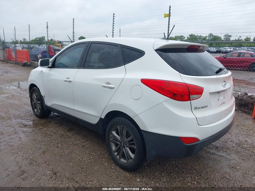 2014 Hyundai Tucson VIN KM8JT3AF2EU851888 IAAI salvage auction — NORMAL WEAR, Clear (Illinois), sold $500 on 2026-07-22 (photo 3)