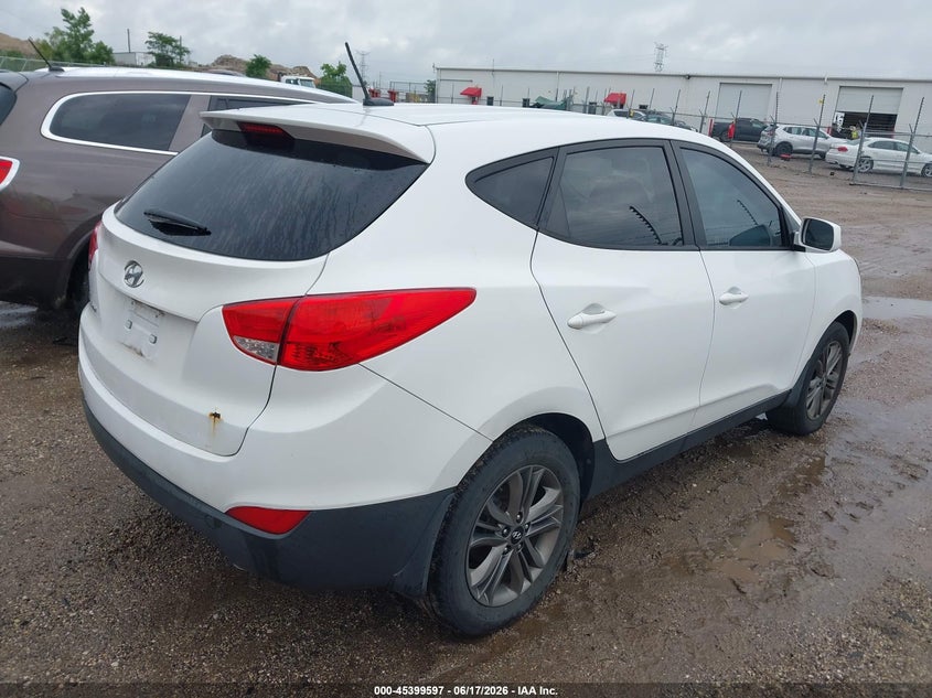2014 Hyundai Tucson VIN KM8JT3AF2EU851888 IAAI salvage auction — NORMAL WEAR, Clear (Illinois), sold $500 on 2026-07-22 (photo 4)