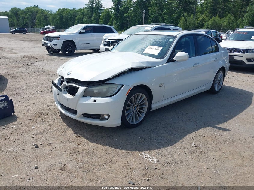 2011 BMW 3 series VIN WBAPK7C57BA820871 IAAI salvage auction — FRONT END, Clear (Massachusetts), sold $625 on 2026-07-17 (photo 2)