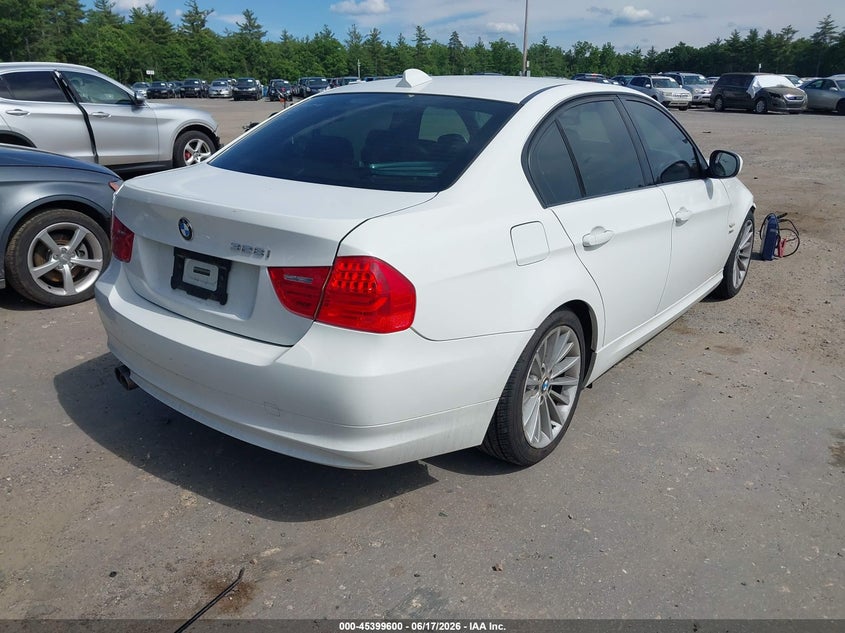 2011 BMW 3 series VIN WBAPK7C57BA820871 IAAI salvage auction — FRONT END, Clear (Massachusetts), sold $625 on 2026-07-17 (photo 4)