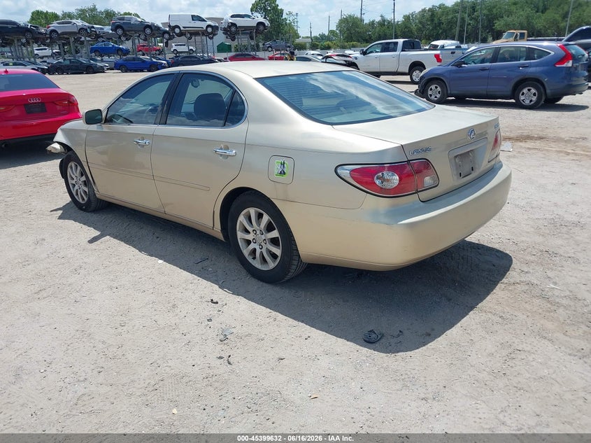 2003 Lexus ES VIN JTHBF30G930107735 IAAI salvage auction — LEFT FRONT, Rebuildable (Florida), sold $400 on 2026-07-14 (photo 3)
