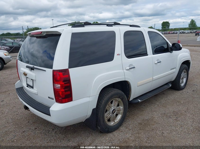 2007 Chevrolet Tahoe VIN 1GNFK13087R368722 IAAI salvage auction — UNKNOWN, Salvage (Illinois), sold $900 on 2026-07-24 (photo 4)