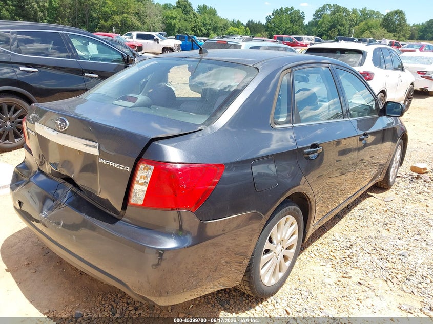 2009 Subaru Impreza VIN JF1GE60699H519365 IAAI salvage auction — REAR END, Salvage (North Carolina), sold $1,150 on 2026-07-06 (photo 4)