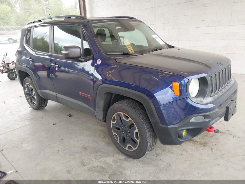2017 Jeep Renegade VIN ZACCJBCB1HPG28268 IAAI salvage auction — LEFT FRONT, Bill Of Sale (Washington), sold $3,150 on 2026-07-15 (photo 1)