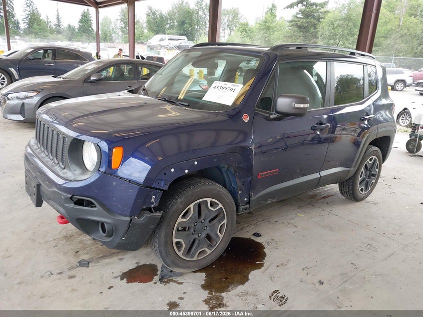 2017 Jeep Renegade VIN ZACCJBCB1HPG28268 IAAI salvage auction — LEFT FRONT, Bill Of Sale (Washington), sold $3,150 on 2026-07-15 (photo 2)