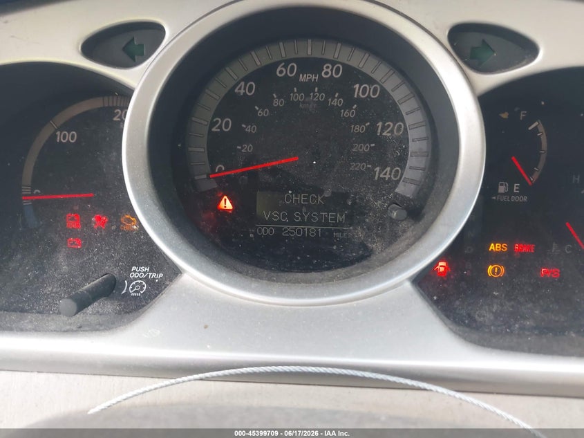 2006 Toyota Highlander hybrid VIN JTEEW21A360012512 IAAI salvage auction — FRONT END, Clear (Indiana), sold $400 on 2026-07-22 (photo 7)