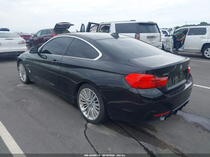 2014 BMW 4 series VIN WBA3R5C52EK186706 IAAI salvage auction — NORMAL WEAR, Clear (North Carolina), sold $925 on 2026-07-22 (photo 3)