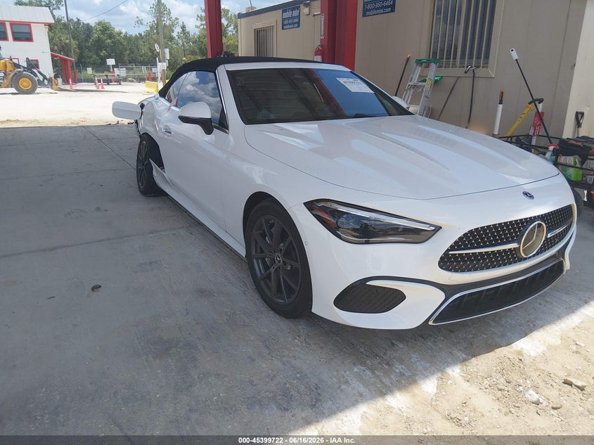 2024 Mercedes-benz Cle-klasse VIN W1KMK4HB5RF018647 IAAI salvage auction — REAR END, Rebuildable (Florida), sold $28,300 on 2026-07-13 (photo 1)