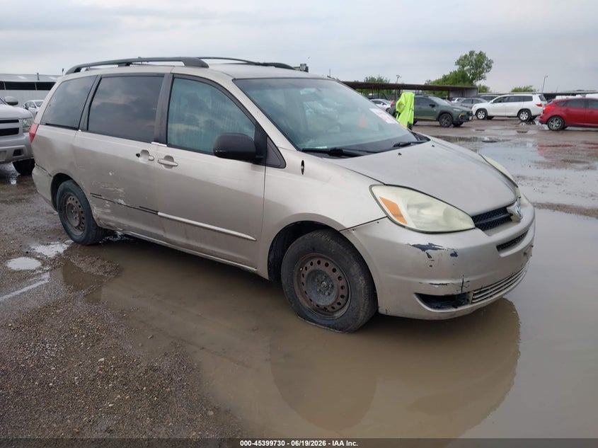 2004 Toyota Sienna VIN 5TDZA23C24S140379 IAAI salvage auction — NORMAL WEAR, Original (Texas), sold $800 on 2026-07-22 (photo 1)