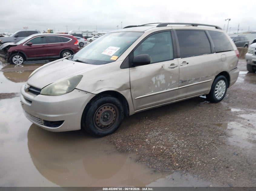 2004 Toyota Sienna VIN 5TDZA23C24S140379 IAAI salvage auction — NORMAL WEAR, Original (Texas), sold $800 on 2026-07-22 (photo 2)