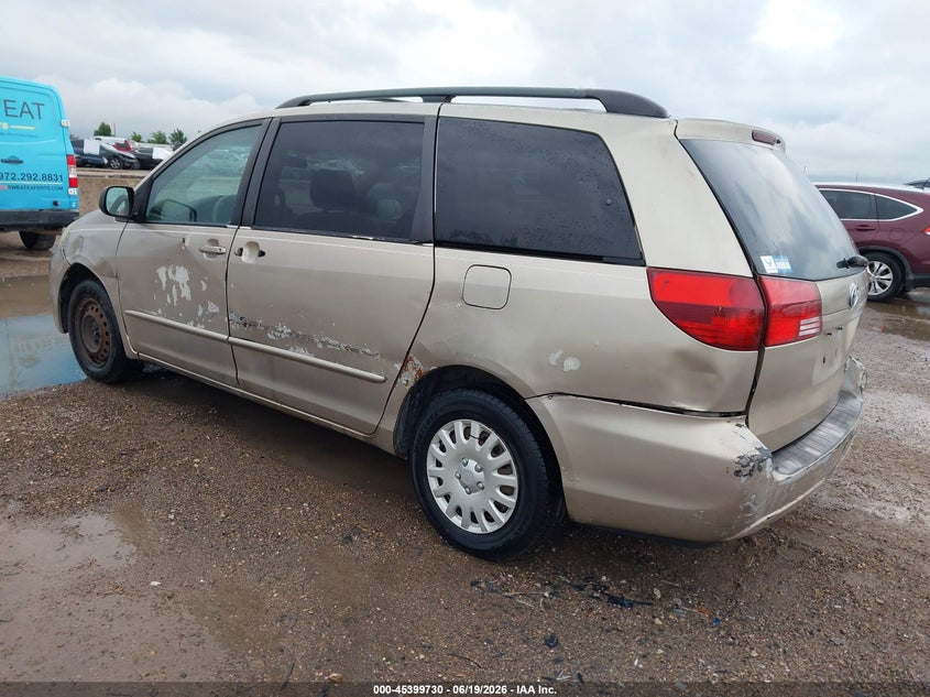 2004 Toyota Sienna VIN 5TDZA23C24S140379 IAAI salvage auction — NORMAL WEAR, Original (Texas), sold $800 on 2026-07-22 (photo 3)