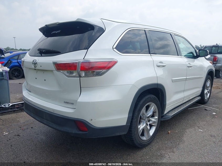 2014 Toyota Highlander VIN 5TDYKRFH6ES010499 IAAI salvage auction — FRONT END, Salvage (Louisiana), sold $5,600 on 2026-07-08 (photo 4)