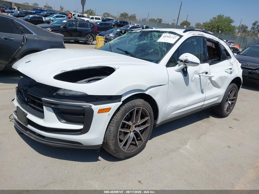 2026 Porsche Macan VIN WP1AA2A51TLB06482 IAAI salvage auction — ROLLOVER, Salvage (California), sold $10,000 on 2026-08-26 (photo 2)