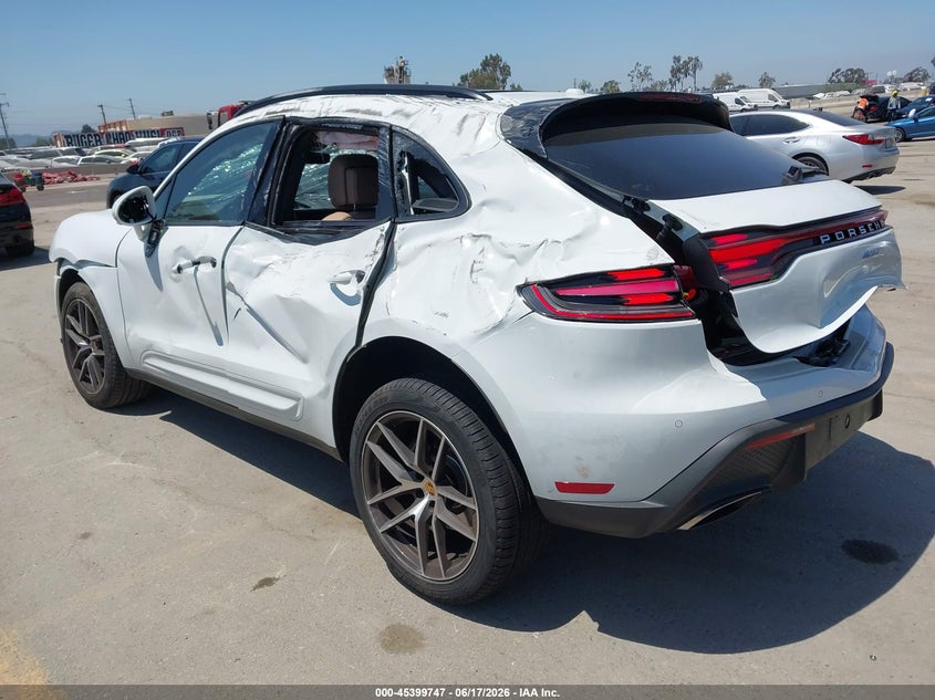 2026 Porsche Macan VIN WP1AA2A51TLB06482 IAAI salvage auction — ROLLOVER, Salvage (California), sold $10,000 on 2026-08-26 (photo 3)