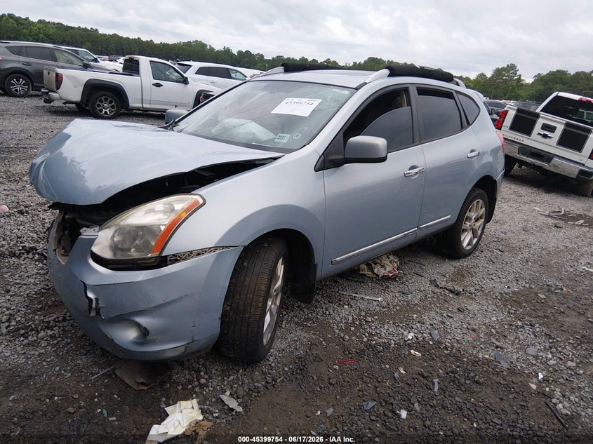 2011 Nissan Rogue VIN JN8A55MT0BW175661 IAAI salvage auction — RIGHT FRONT, Salvage (South Carolina), sold $225 on 2026-07-15 (photo 2)