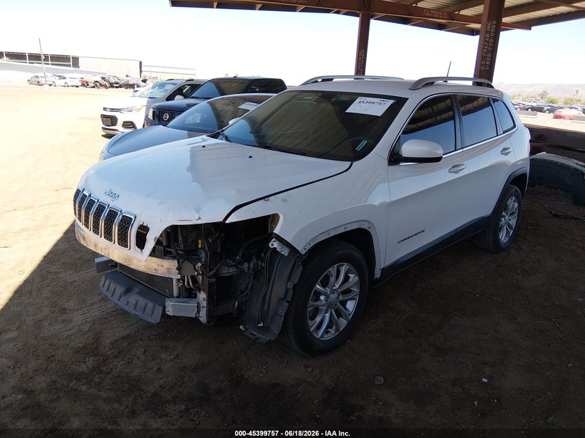 2019 Jeep Cherokee VIN 1C4PJLCB0KD220986 IAAI salvage auction — FRONT END, Salvage (Arizona), sold $925 on 2026-07-10 (photo 2)