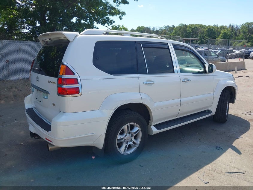 2007 Lexus Gx 470 VIN JTJBT20X870147926 IAAI salvage auction — ROOF, Mv-907A (New York), sold $4,550 on 2026-07-21 (photo 4)