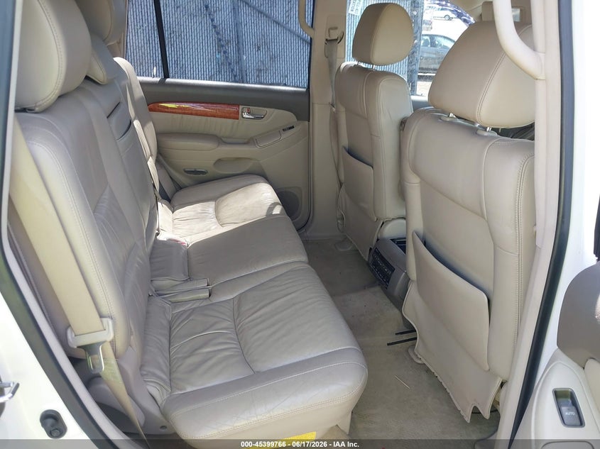 2007 Lexus Gx 470 VIN JTJBT20X870147926 IAAI salvage auction — ROOF, Mv-907A (New York), sold $4,550 on 2026-07-21 (photo 8)