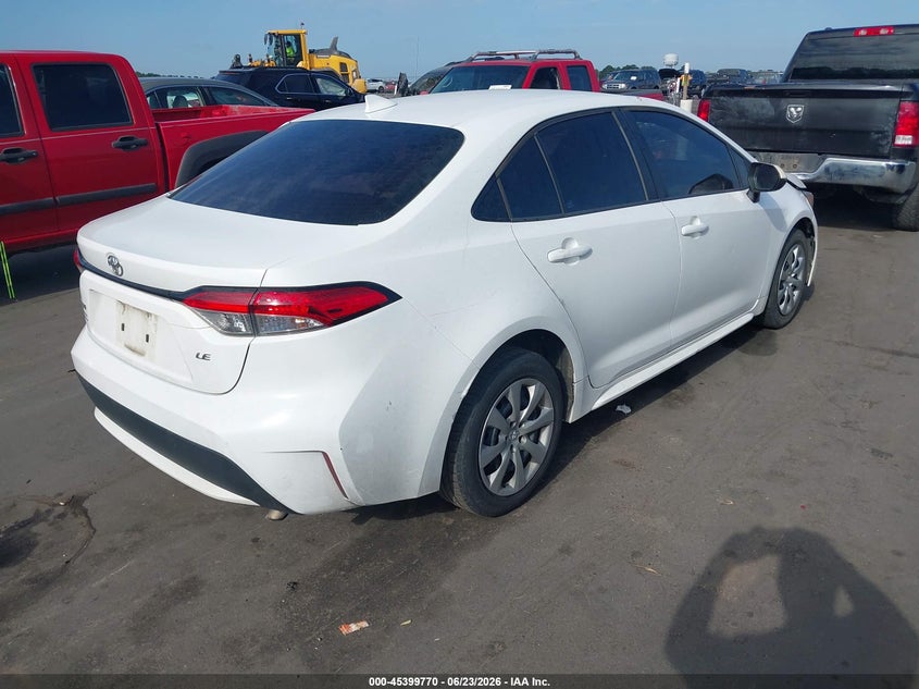 2020 Toyota Corolla VIN 5YFEPRAE6LP005794 IAAI salvage auction — FRONT END, Salvage (Idaho), sold $25 on 2026-07-29 (photo 4)