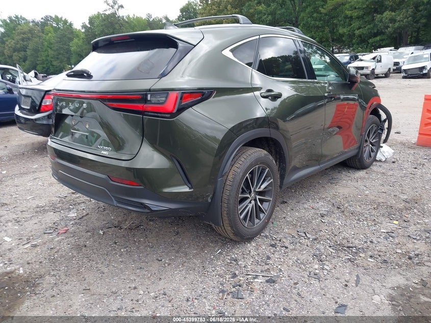 2024 Lexus Nx VIN 2T2GGCEZ4RC044584 IAAI salvage auction — FRONT END, Salvage (Georgia), sold $11,700 on 2026-07-29 (photo 4)