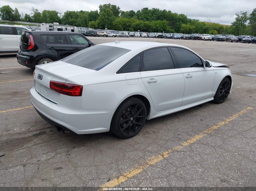 2017 Audi A6 VIN WAUF2AFC8HN006233 IAAI salvage auction — FRONT END, Clear (Michigan), sold $8,500 on 2026-07-20 (photo 4)