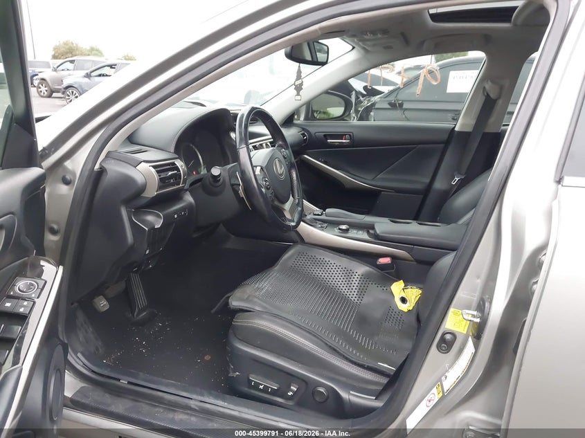 2016 Lexus Is VIN JTHBA1D21G5013665 IAAI salvage auction — FRONT & REAR, Salvage Title, sold $2,100 on 2026-07-17 (photo 5)