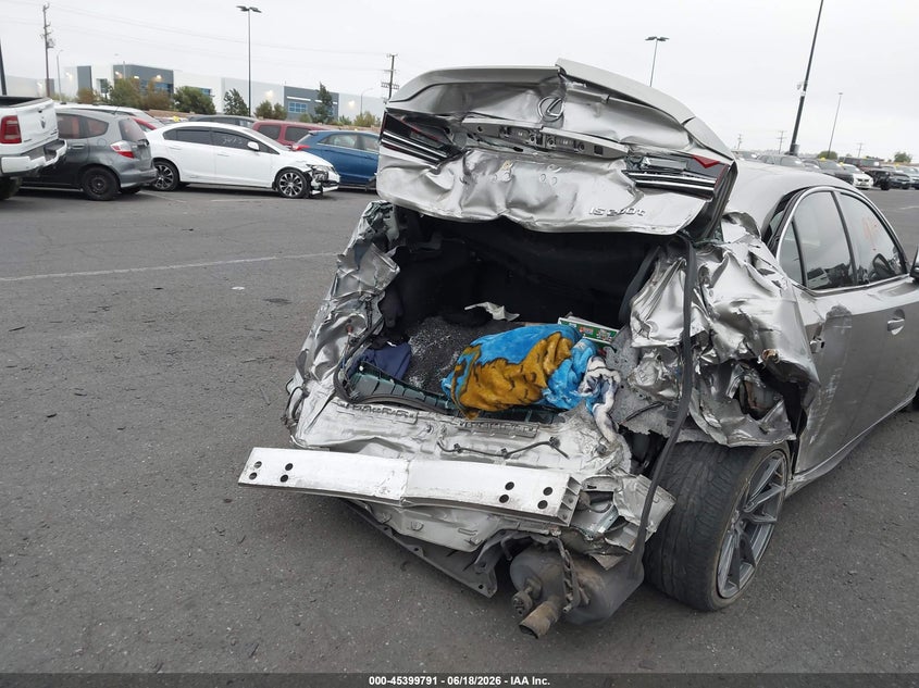 2016 Lexus Is VIN JTHBA1D21G5013665 IAAI salvage auction — FRONT & REAR, Salvage Title, sold $2,100 on 2026-07-17 (photo 6)