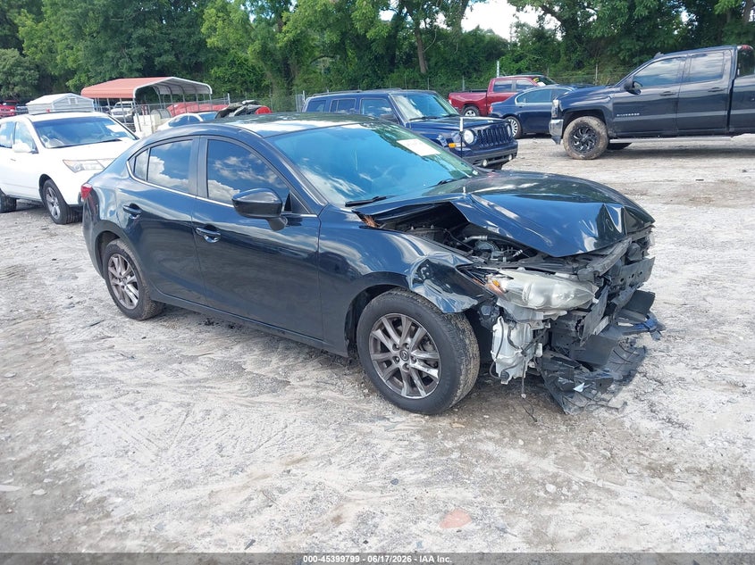2016 Mazda 3 VIN JM1BM1V78G1305503 IAAI salvage auction — FRONT END, Salvage (Georgia), sold $825 on 2026-07-24 (photo 1)