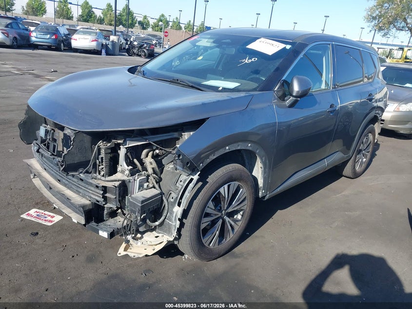 2021 Nissan Rogue VIN JN8AT3BA3MW000178 IAAI salvage auction — FRONT END, Salvage Certificate (California), sold $5,200 on 2026-07-16 (photo 2)