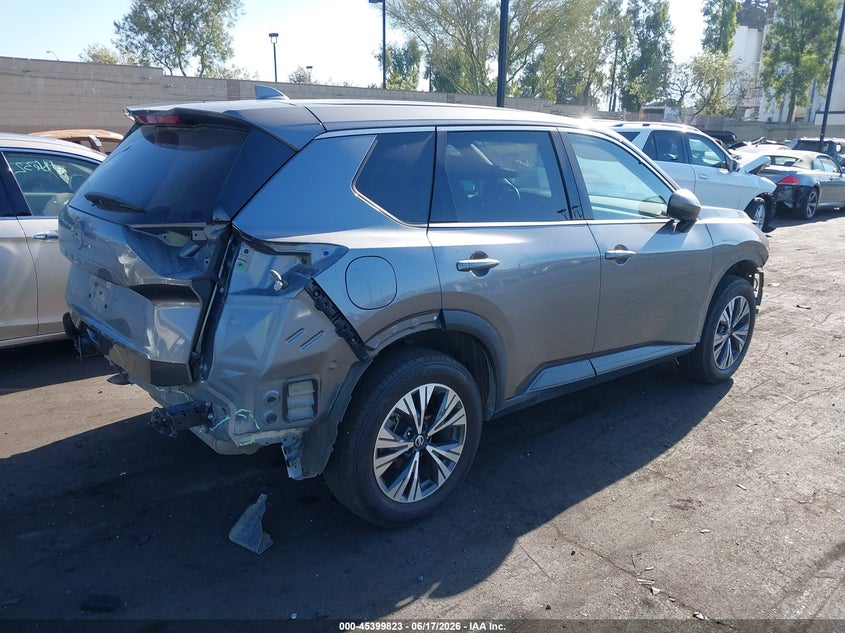 2021 Nissan Rogue VIN JN8AT3BA3MW000178 IAAI salvage auction — FRONT END, Salvage Certificate (California), sold $5,200 on 2026-07-16 (photo 4)