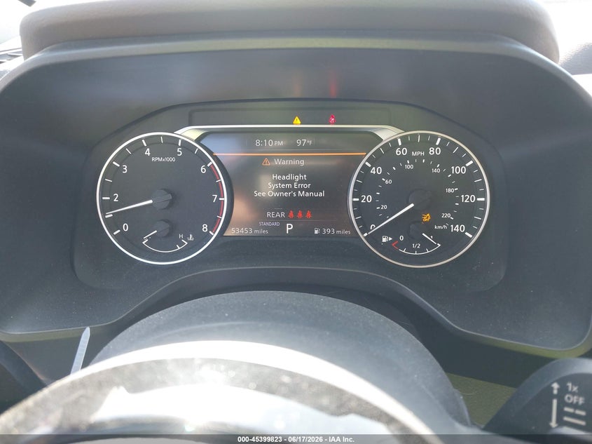 2021 Nissan Rogue VIN JN8AT3BA3MW000178 IAAI salvage auction — FRONT END, Salvage Certificate (California), sold $5,200 on 2026-07-16 (photo 7)