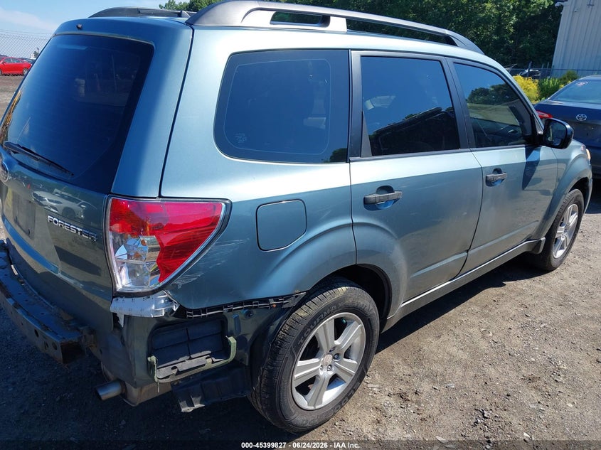 2011 Subaru Forester VIN JF2SHABC0BH741981 IAAI salvage auction — REAR END, Clear (Massachusetts), sold $850 on 2026-07-07 (photo 4)