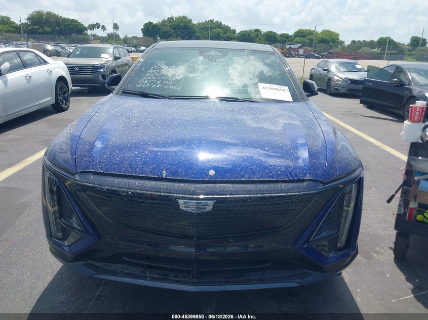 2025 Cadillac Lyriq VIN 1GYKPURK9SZ319373 IAAI salvage auction — WATER/FLOOD, Salvage Title, sold $12,950 on 2026-08-27 (photo 6)