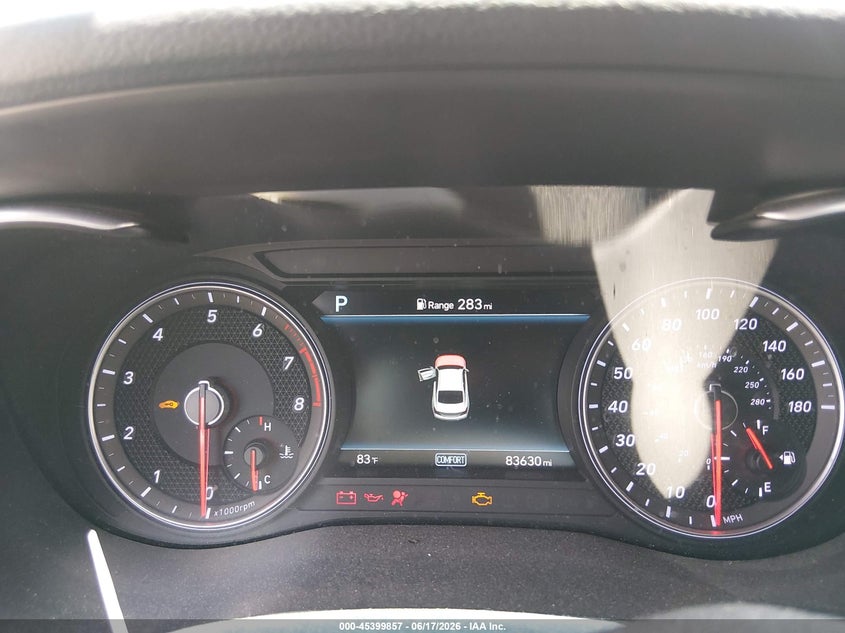 2020 Genesis G70 VIN KMTG34LE1LU054085 IAAI salvage auction — FRONT END, Salvage Title, sold $3,300 on 2026-10-22 (photo 7)