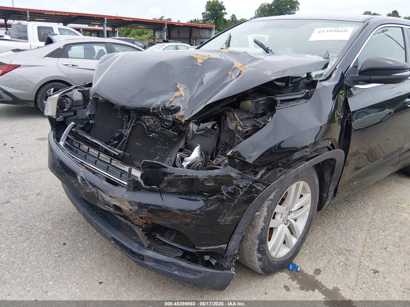2015 Toyota Highlander VIN 5TDZKRFH3FS064008 IAAI salvage auction — FRONT END, Salvage (Louisiana), sold $3,900 on 2026-07-14 (photo 6)