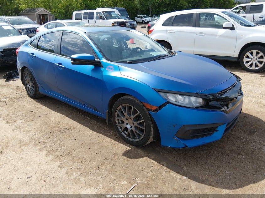 2017 Honda Civic VIN 2HGFC2F7XHH511211 IAAI salvage auction — NORMAL WEAR, Clear (Montana), sold $1,900 on 2026-08-22 (photo 1)