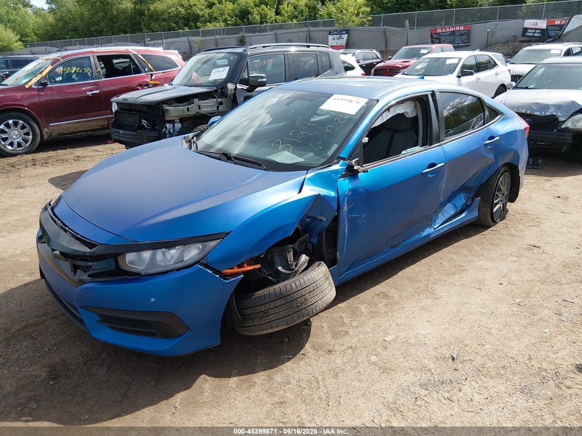 2017 Honda Civic VIN 2HGFC2F7XHH511211 IAAI salvage auction — NORMAL WEAR, Clear (Montana), sold $1,900 on 2026-08-22 (photo 2)