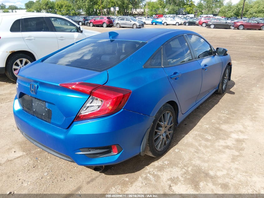 2017 Honda Civic VIN 2HGFC2F7XHH511211 IAAI salvage auction — NORMAL WEAR, Clear (Montana), sold $1,900 on 2026-08-22 (photo 4)