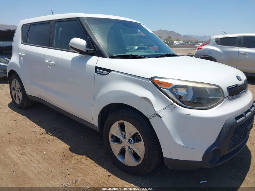 2016 Kia Soul VIN KNDJN2A29G7319254 IAAI salvage auction — NORMAL WEAR, Clear-Dealer Only (Arizona), sold $375 on 2026-07-28 (photo 6)