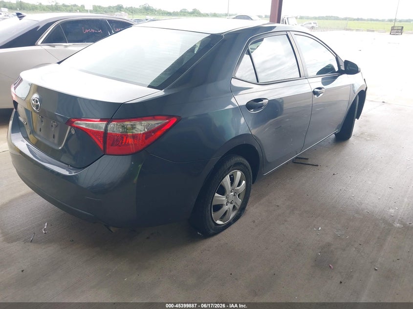 2016 Toyota Corolla VIN 5YFBURHE0GP412856 IAAI salvage auction — LEFT SIDE, Salvage (Texas), sold $2,150 on 2026-07-17 (photo 4)